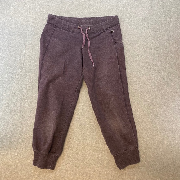 Sweaty Betty S Purple Heather Jogger Pants With pockets Drawstring - Picture 1 of 8